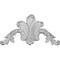 Ekena Millwork 18 1/2"W x 13 1/2"H x 1 1/2"P Beaded Center Onlay ONL18X13X01BE - alternate 1